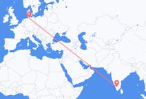 Flyrejser fra Coimbatore, Indien til Hamborg, Tyskland