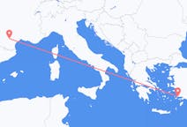 出发地 法国出发地 卡斯特尔目的地 土耳其哈利卡那索斯的航班