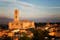 photo of Italy. Perugia - a view of the old town and the Basilica di San Domenico, Umbria .