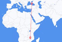 Flyrejser fra Tete, Mozambique til Samsun, Tyrkiet