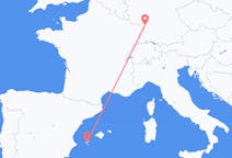 Flights from Ibiza, Spain to Karlsruhe, Germany