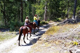 スモリャンからのプライベートカスケード滝乗馬ツアー