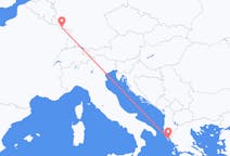 Flights from Saarbrücken, Germany to Corfu, Greece