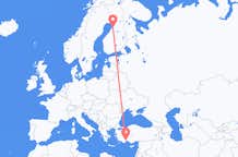 Flights from Antalya to Oulu