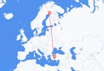 Flights from Antalya in Turkey to Oulu in Finland