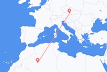 Flyreiser fra Adrar, Algerie til Wien, Østerrike