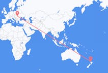 Flyreiser fra Auckland, til Satu Mare