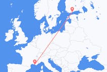 Flights from Helsinki, Finland to Marseille, France