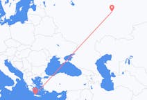 Flights from Izhevsk, Russia to Chania, Greece