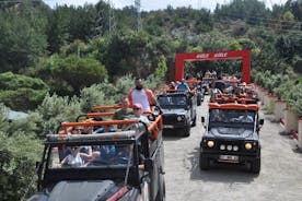 Night Jeep Safari in Alanya with Boat Trip and Dinner at Dimçay