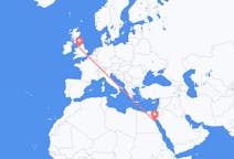 Flyrejser fra Hurghada, Egypten til Manchester, England