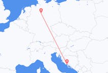 Vluchten van Splitsen, Kroatië naar Hannover, Duitsland