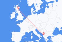 Flyreiser fra Tirana, til Dundee