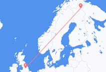 Flug frá Leeds, Englandi til Ivalo, Finnlandi
