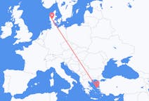 Flights from Billund, Denmark to Chios, Greece