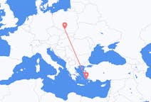 Flyreiser fra Kalymnos, til Katowice