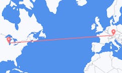 Flyreiser fra Milwaukee, USA til München, Tyskland