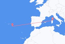 Flights from Santa Maria Island, Portugal to Olbia, Italy