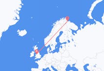 Vluchten van Kirkenes naar Liverpool