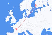 เที่ยวบิน จาก Brive-la-Gaillarde, ฝรั่งเศส ไปยัง ตุรกุ, ฟินแลนด์