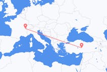 Flyreiser fra Genève, Sveits til Kayseri, Tyrkia