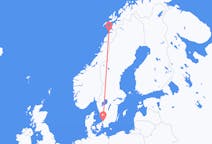 Vols depuis la ville de Ängelholm vers la ville de Bodø
