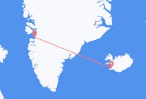 Vluchten van Reykjavik naar Qasigiannguit