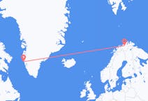 出发地 格陵兰出发地 瑪尼特索克目的地 挪威阿塔镇的航班