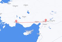 Flyreiser fra Gaziantep, Tyrkia til Antalya, Tyrkia