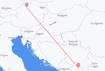 Flyg från Linz, Österrike till Pristina, Kosovo