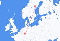 出发地 瑞典从 索莱夫特奥目的地 德国卡尔斯鲁厄的航班