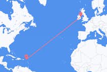 Flyreiser fra Anguilla, til Dublin