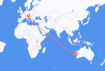 澳大利亚出发地 伯斯飞往澳大利亚目的地 佩斯卡拉的航班