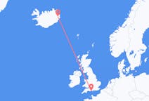 出发地 冰岛出发地 埃伊尔斯塔济前往英格兰的伯恩茅斯的航班
