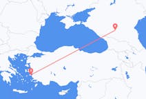 Flyrejser fra Mineralnye Vody, Rusland til Samos, Grækenland