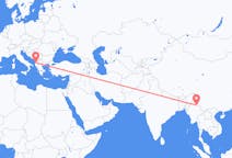 Flyreiser fra Bhamo, Myanmar (Burma) til Tirana, Albania