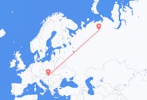 Flights from Usinsk, Russia to Budapest, Hungary