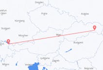 Flights from Košice, Slovakia to Thal, Switzerland