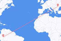 Flyrejser fra Iquitos, Peru til Bacau, Rumænien