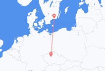 Flyg från Karlskrona, Sverige till Prag, Tjeckien