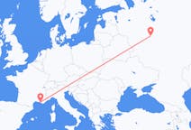 Flüge von Moskau, Russland nach Marseille, Frankreich