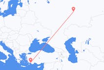 Flights from Nizhnekamsk, Russia to Dalaman, Turkey