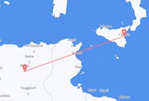 Flyreiser fra Biskra, Algerie til Catania, Italia