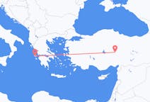 Fly fra Kayseri til Cephalonia