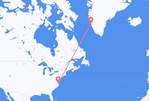Flyreiser fra Norfolk, til Nuuk