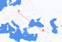 Flyreiser fra Batman, Tyrkia til Katowice, Polen