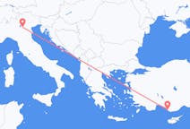 Flüge von Gazipaşa, die Türkei nach Verona, Italien