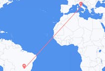 Flyrejser fra Uberaba, Brasilien til Rom, Italien