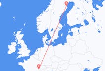 Loty z Genewa w Szwajcarii do Skellefteå w Szwecji