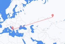 Flights from Kemerovo, Russia to Bari, Italy